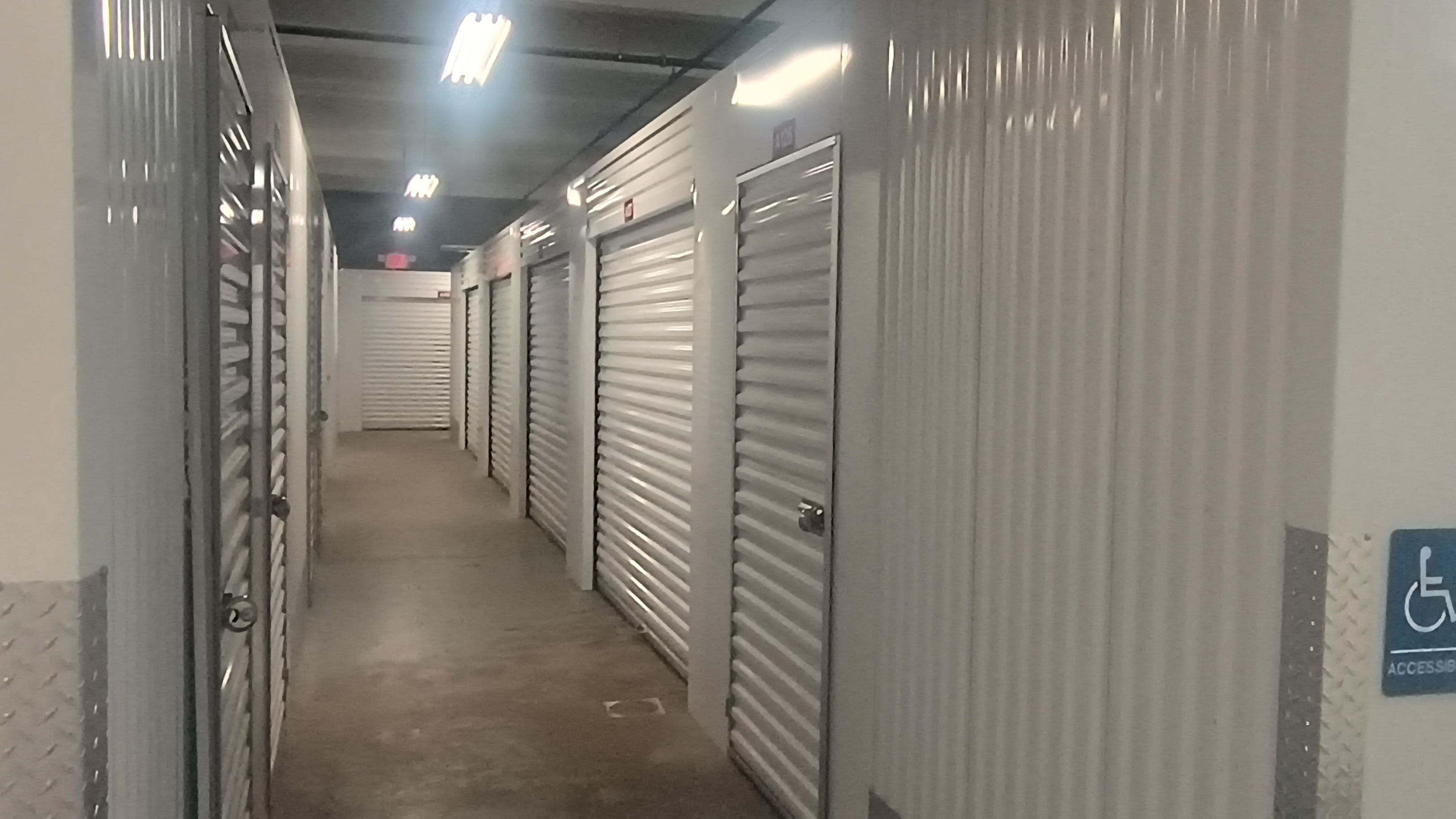 Box Self Storage hallways