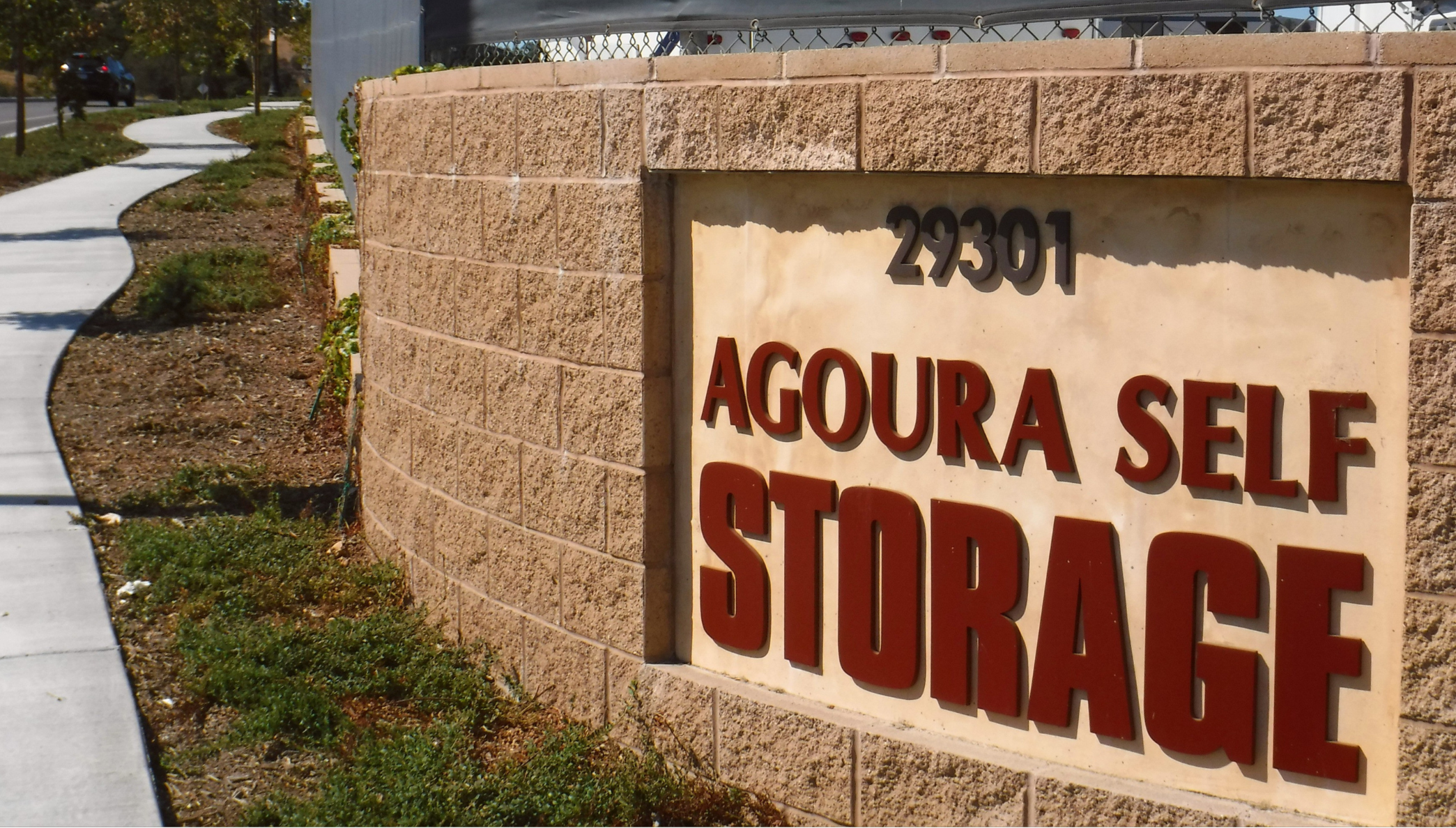 Agoura Self Storage Front Sign