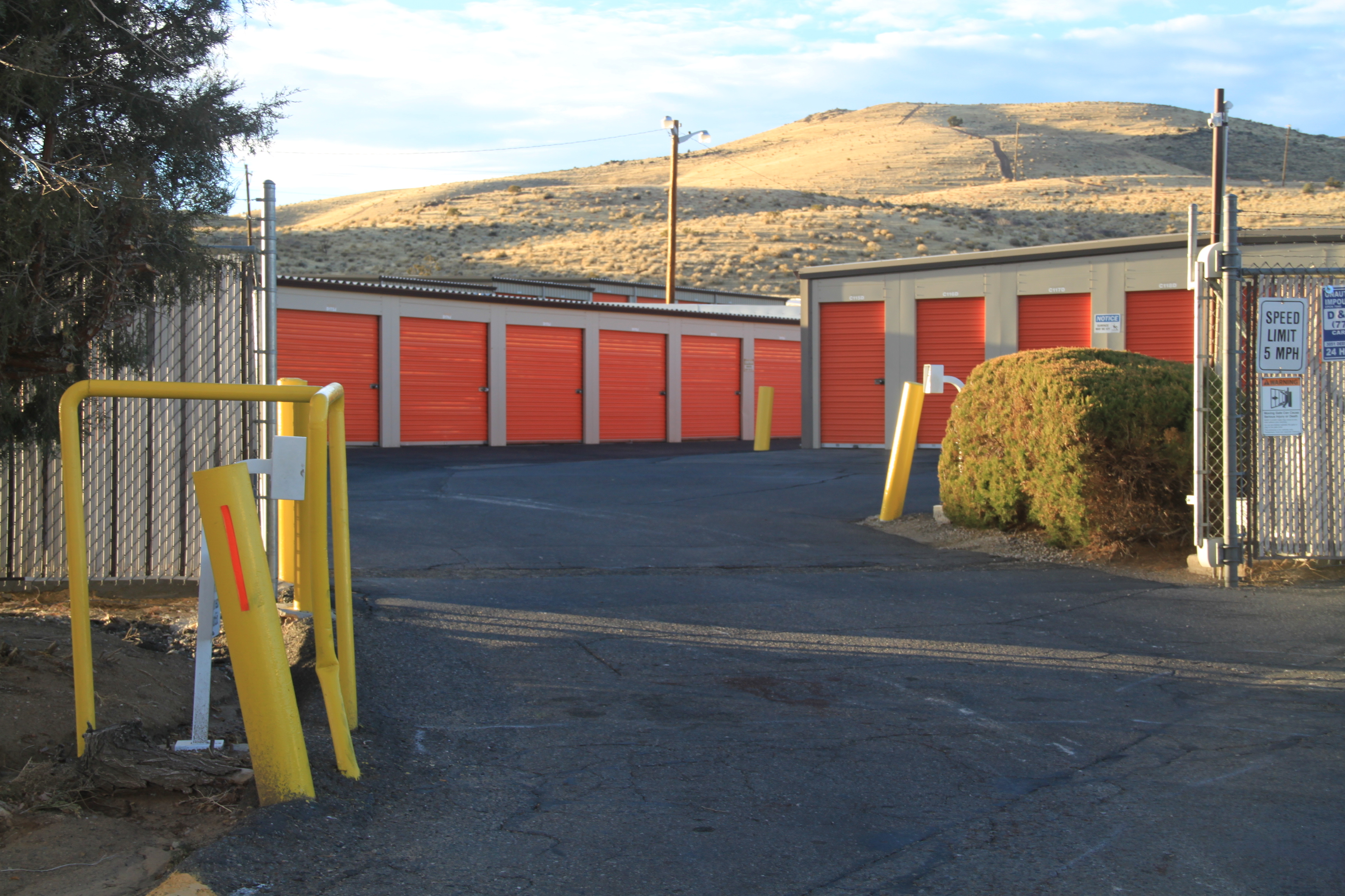 Fenced and Gated Self Storage in Mound House, NV