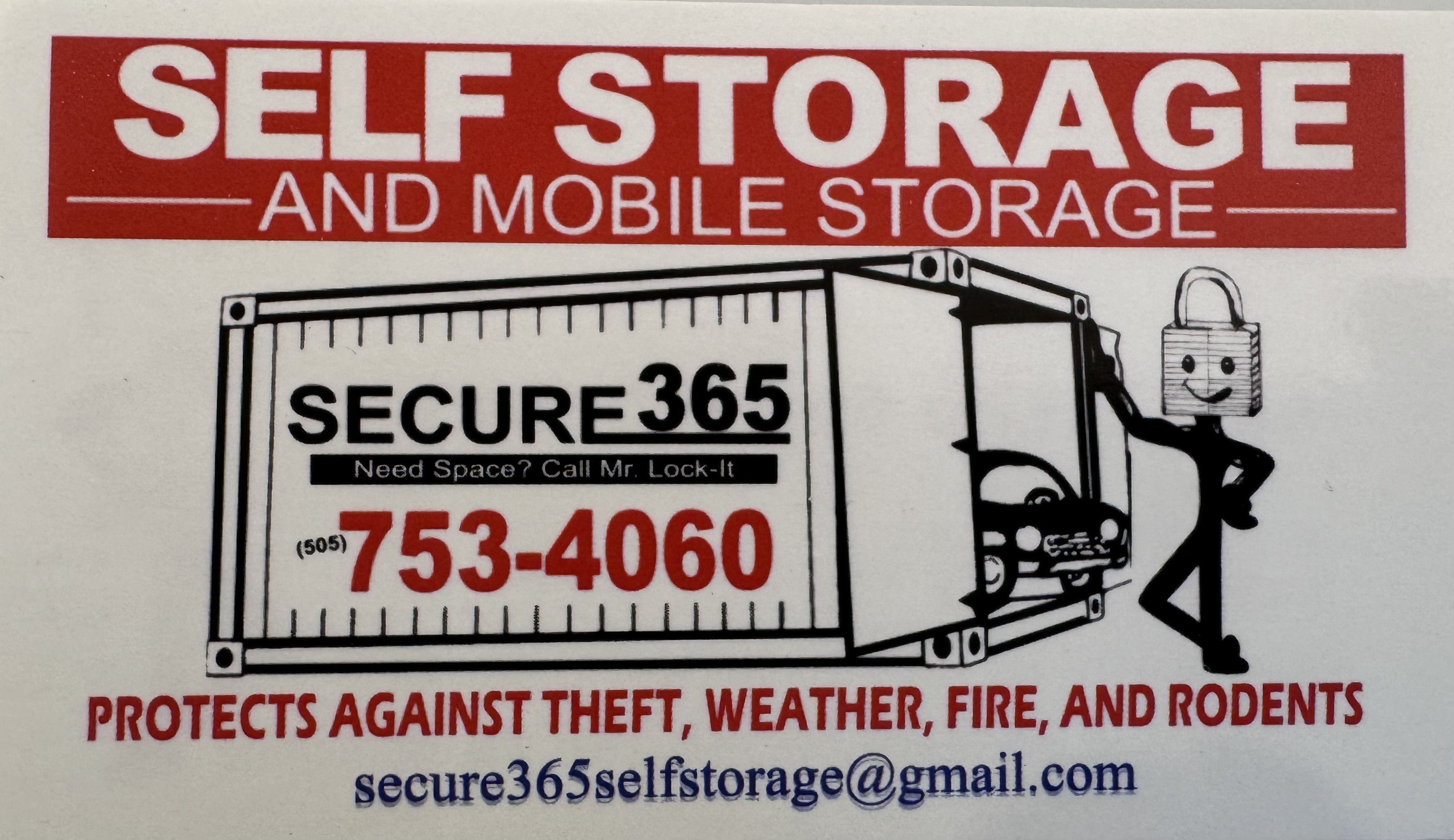 Secure 365 Self Storage and Mobile Storage
