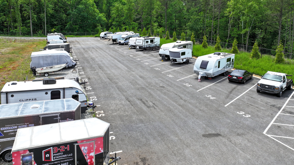 Outdoor RV Storage in Hoschton, GA