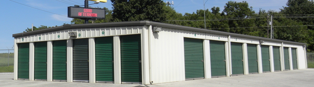Row A units at Best Store Self Storage