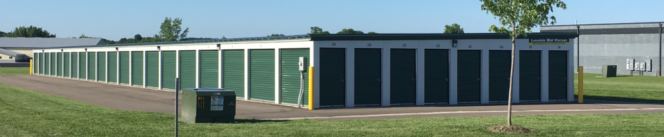 outdoor access self storage units lonsdale, mn