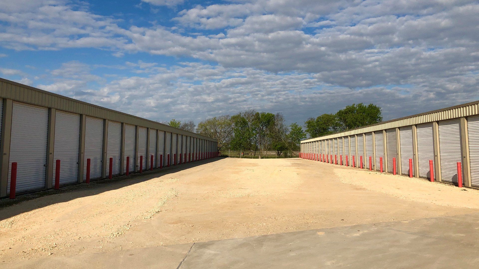 fenced and gated facility storage units