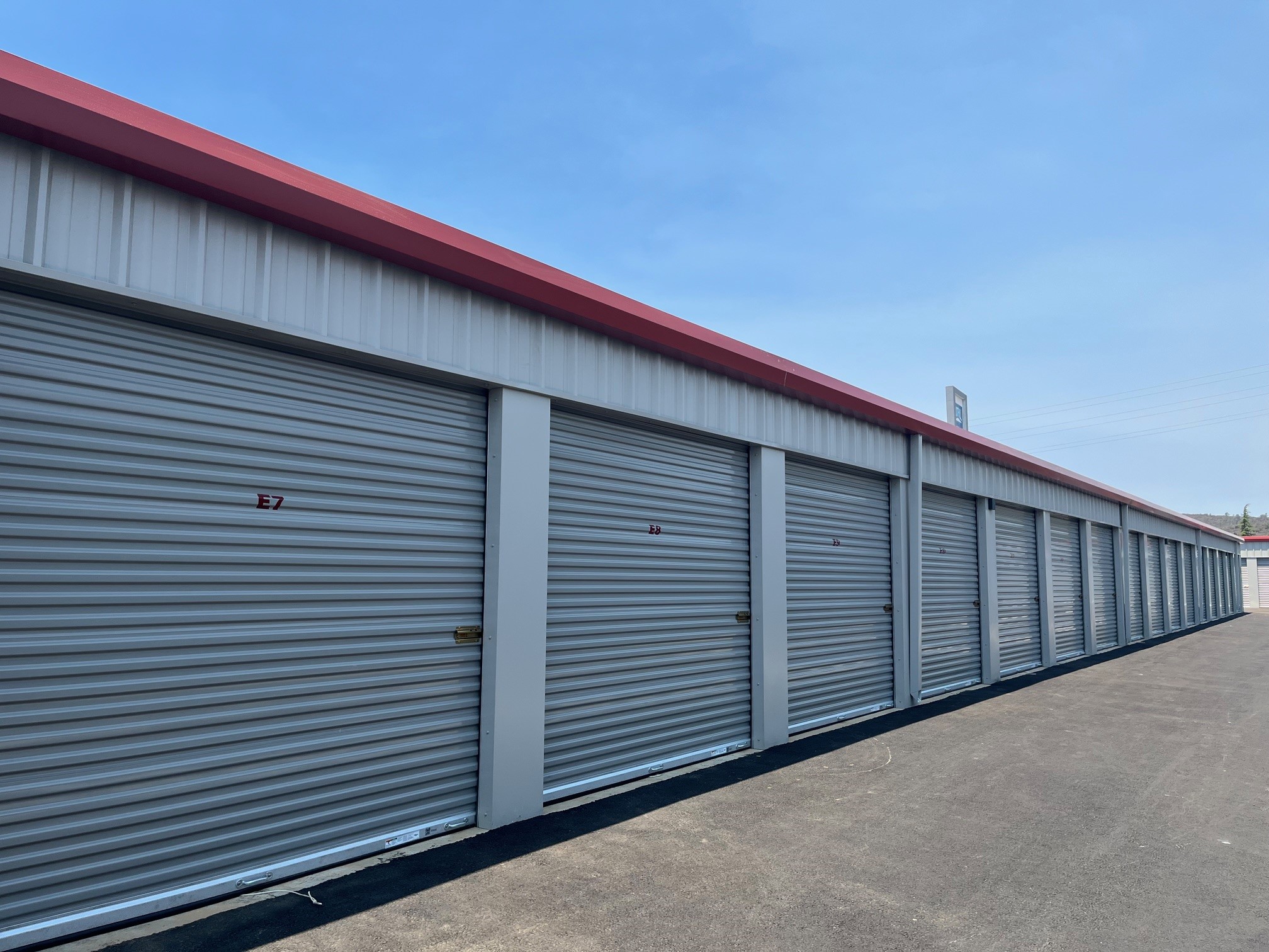 NEW storage facility with individual alarms