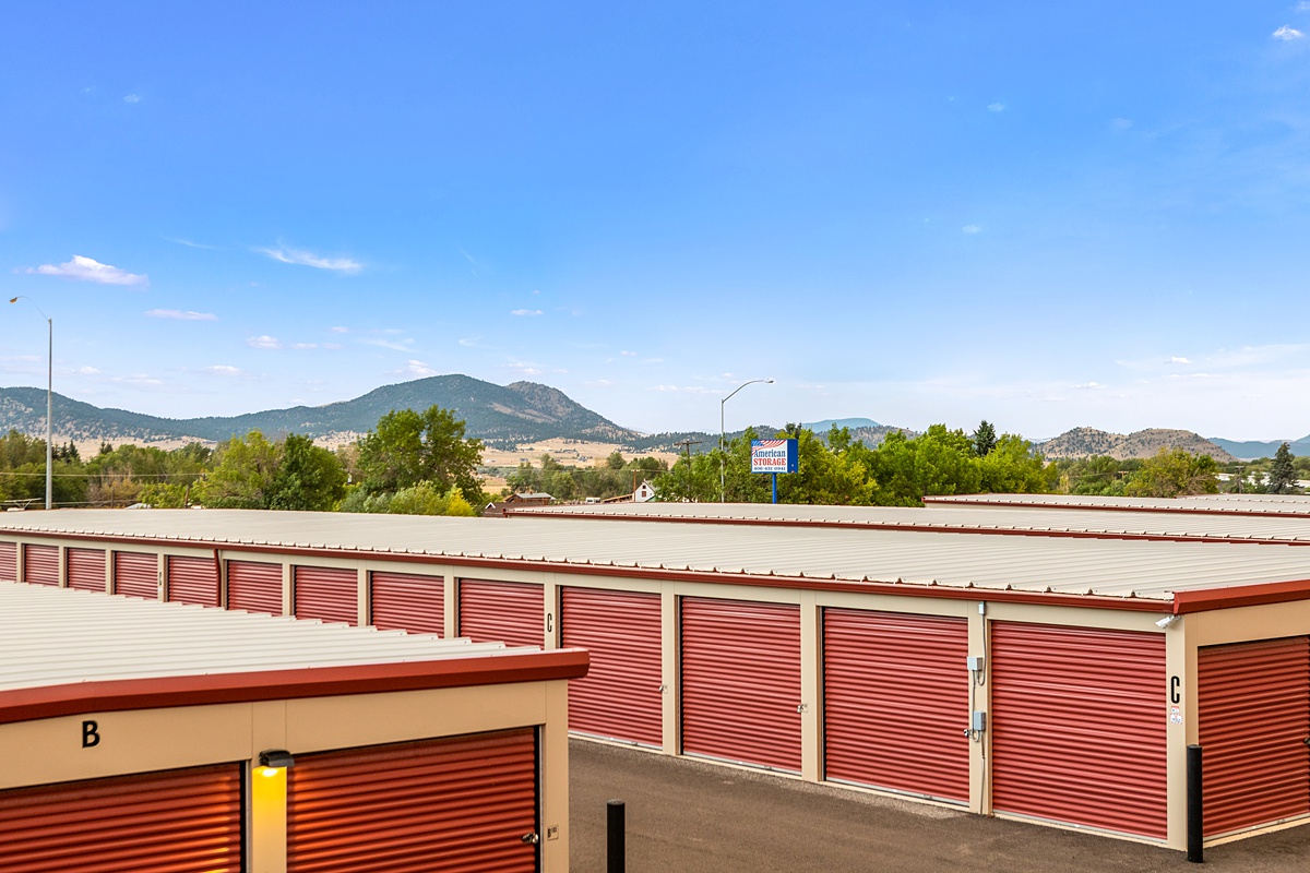 Storage buildings with drive up access