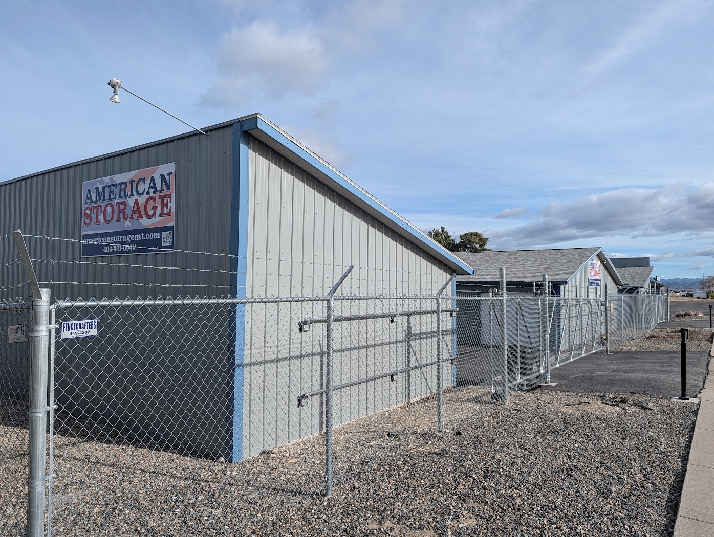 front 1 for American Storage Central 1600 Cole Ave Helena, MT 59601