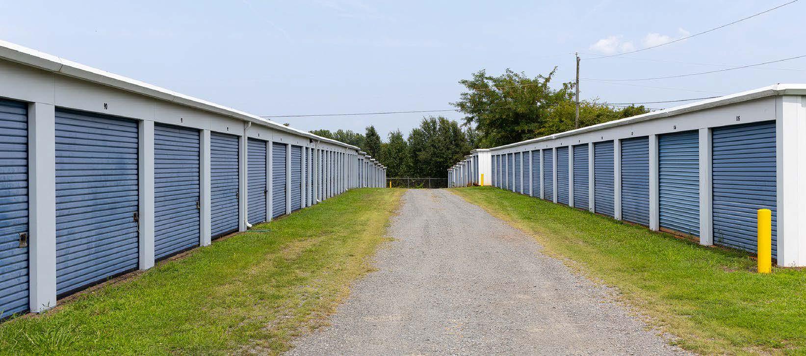 Fenced & Lighted Facility with Drive-Up Units and Tractor Trailer ...