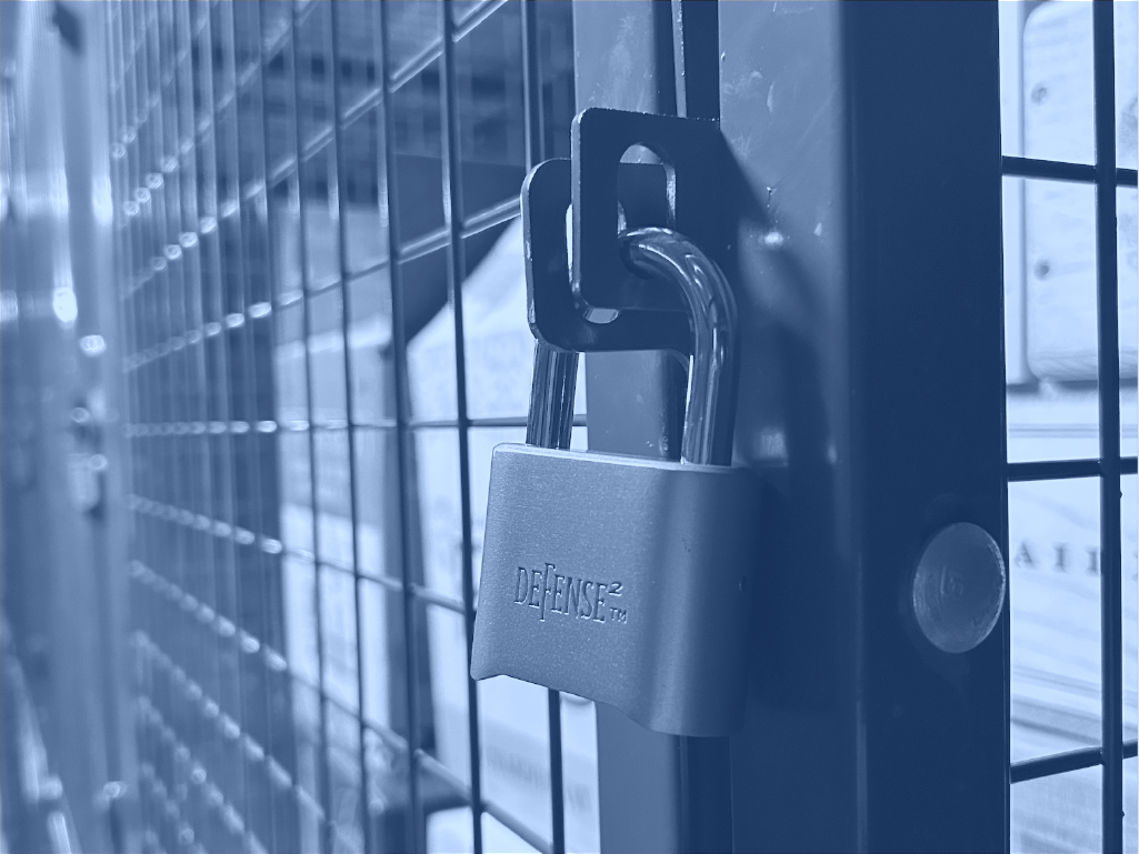 An industry-leading lock protecting the belongings stored inside a secure locker.