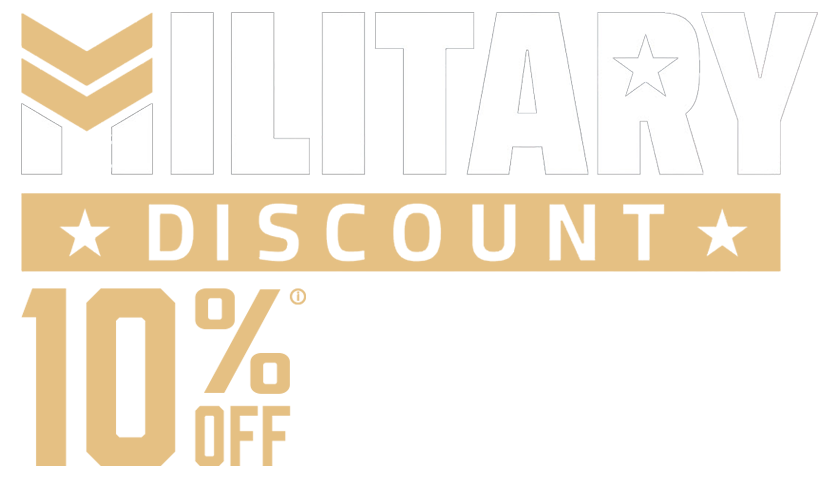 10% Military Discount for Active Duty & Veterans