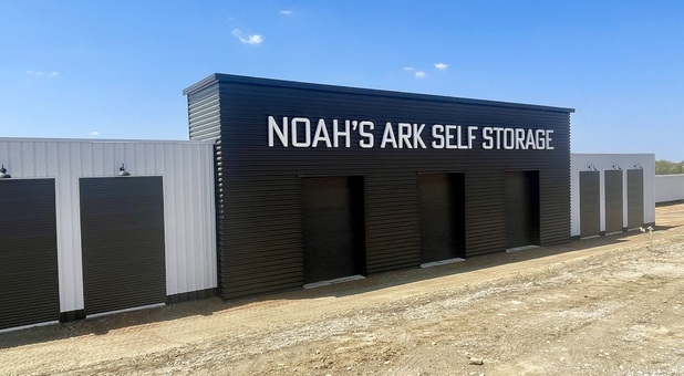 front entrance to noah's ark self storage