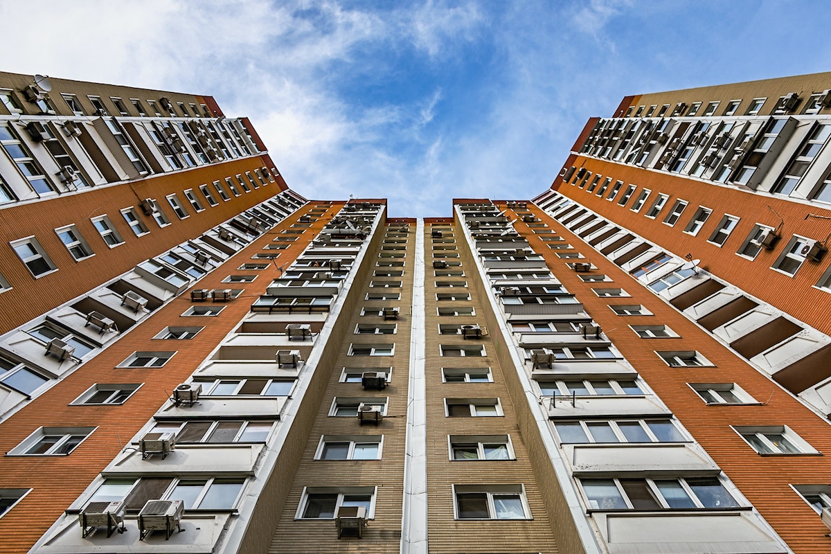 high-rise apartments
