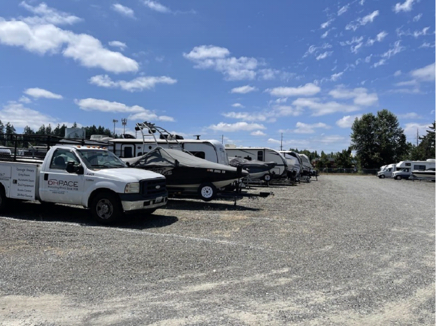 RV and boat parking  for sunrise boulevard express, WA
