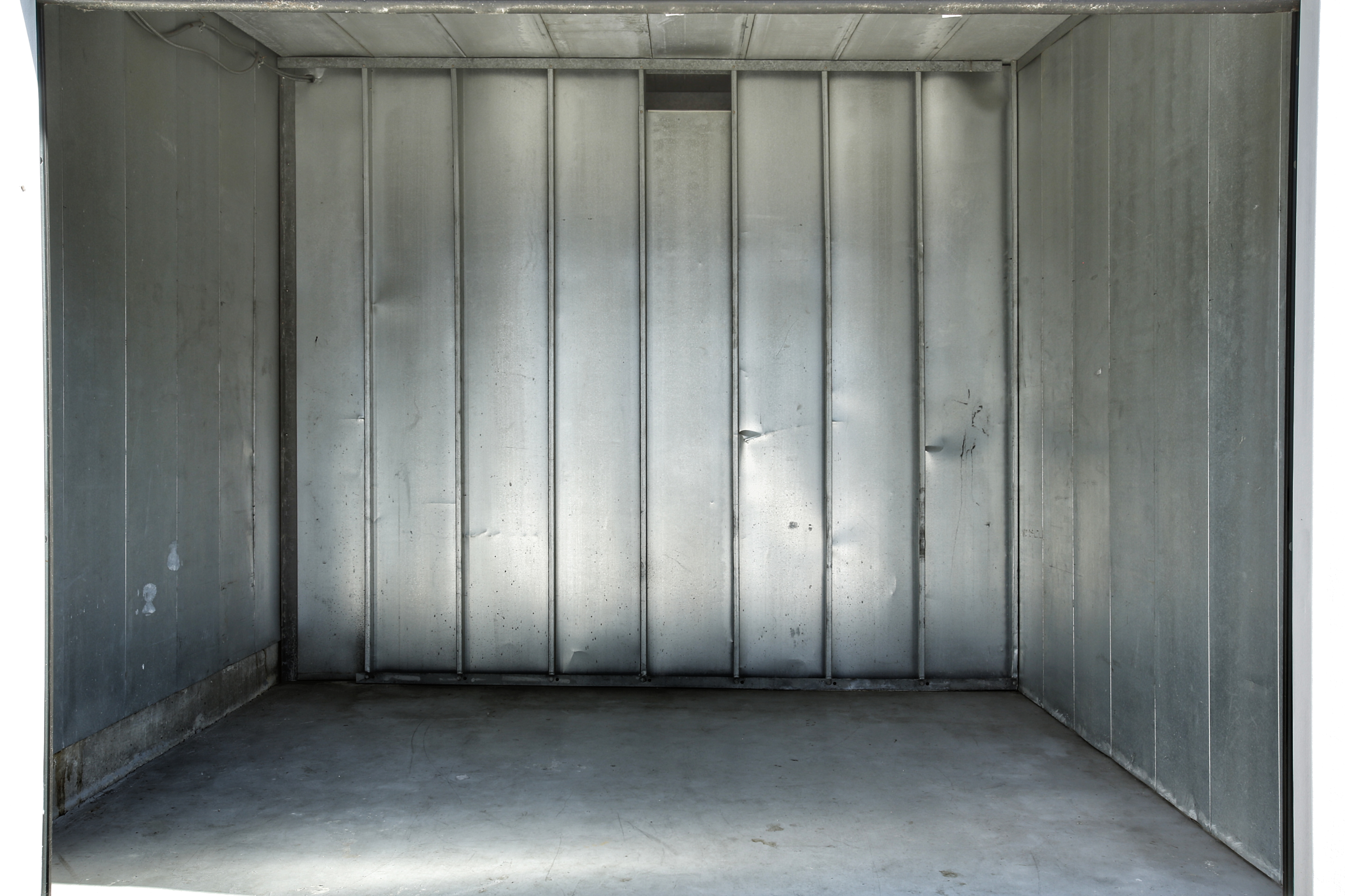 interior view of 10' X 10' storage unit in Ellicott City with roll up doors and affordable prices