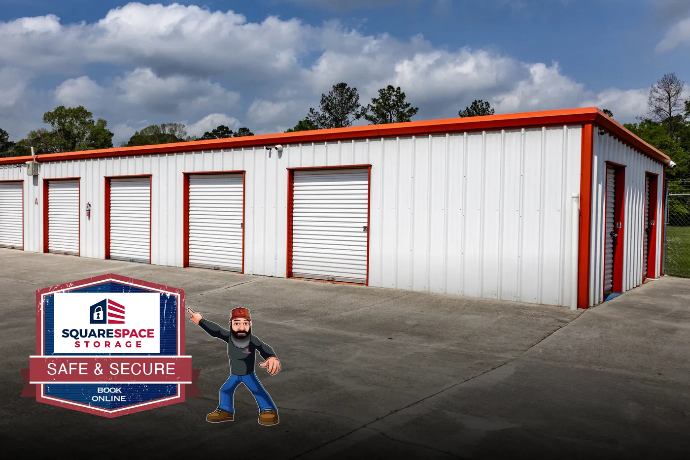 Secure storage units in Denham Springs