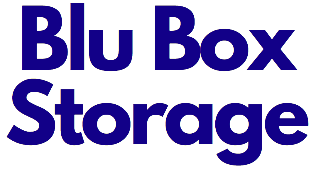 Blu Box Storage Logo, Marine City, MI 48039