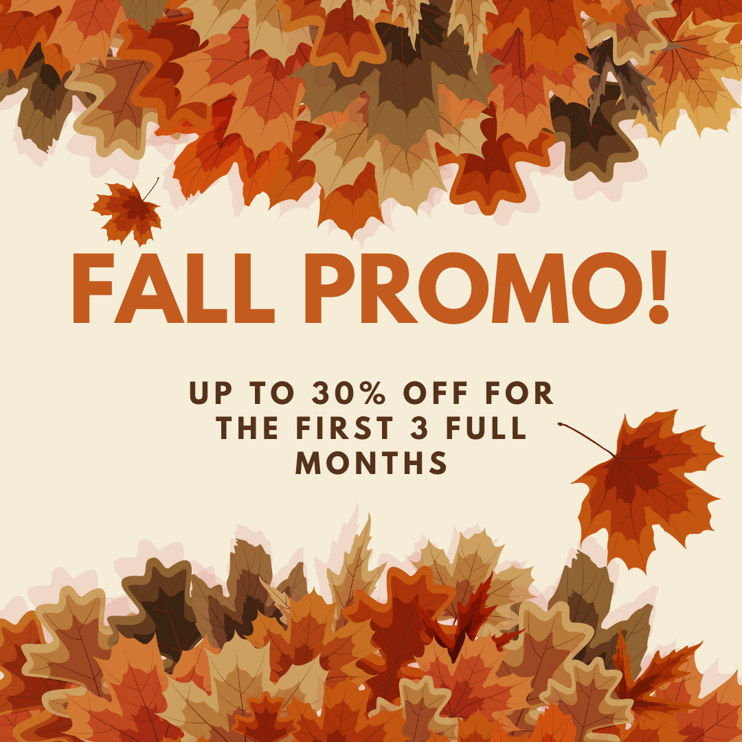 Fall Promotion, Blu Box Storage in Marine City, MI 48039