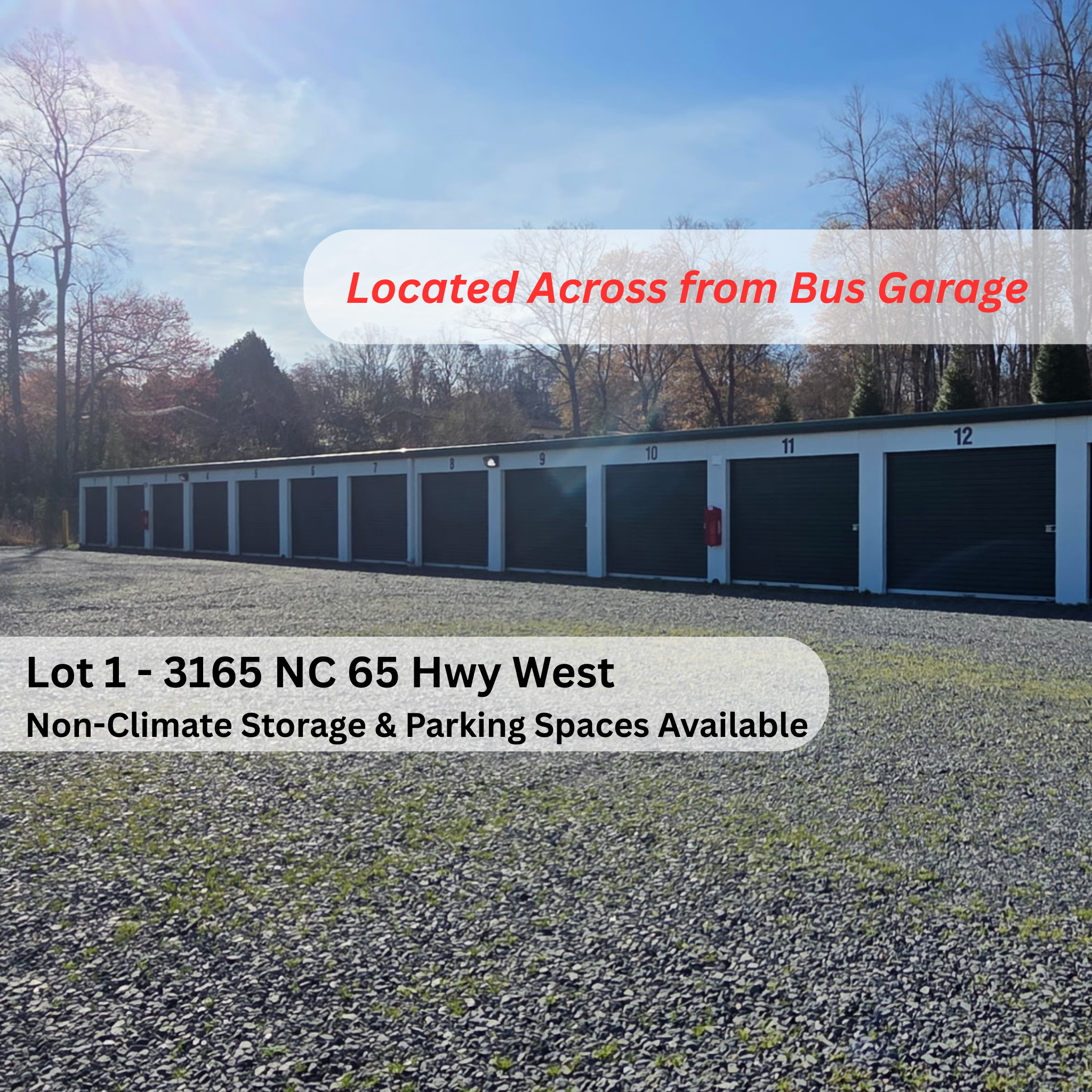Lot 1 with Bus Headline