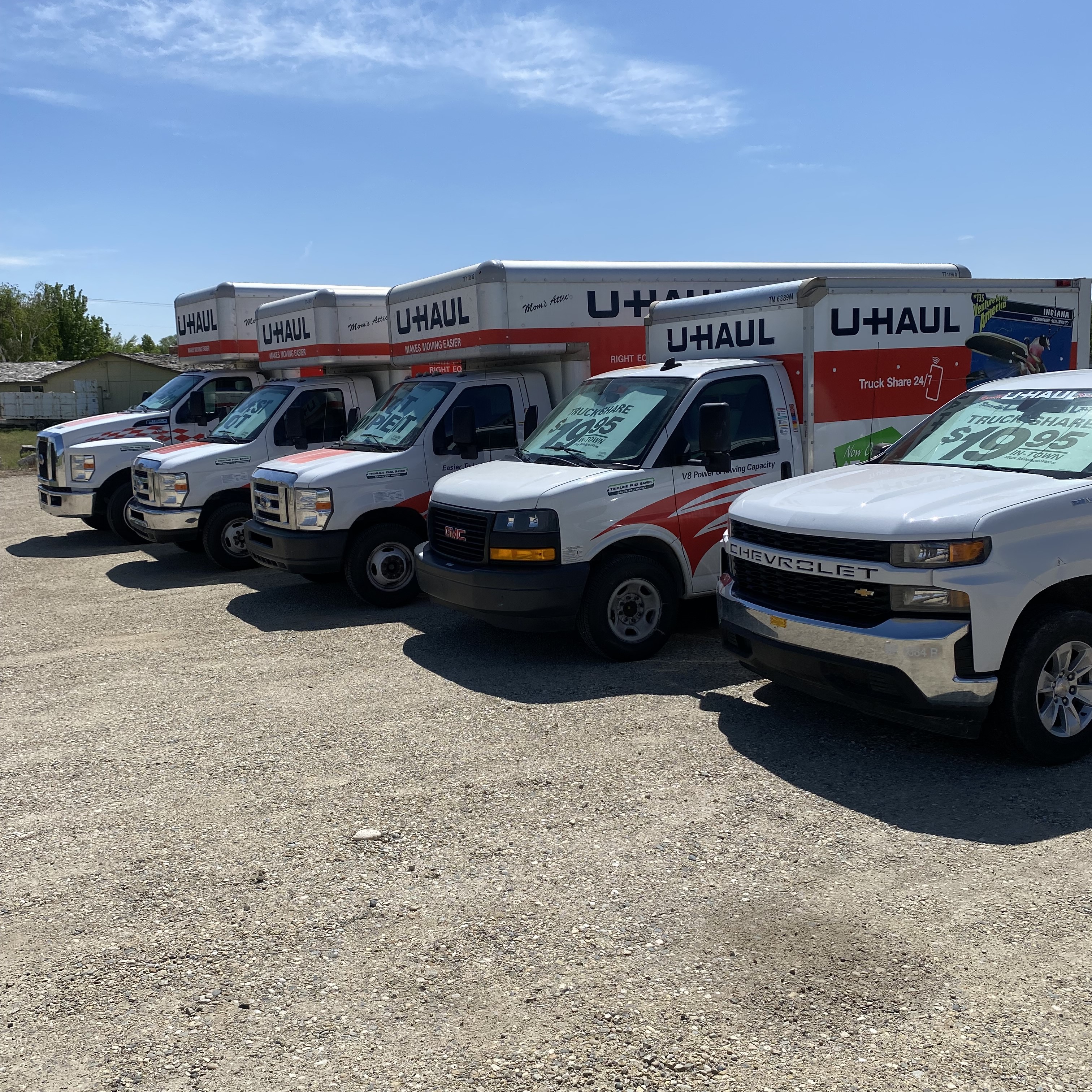 UHaul Trucks & Trailers