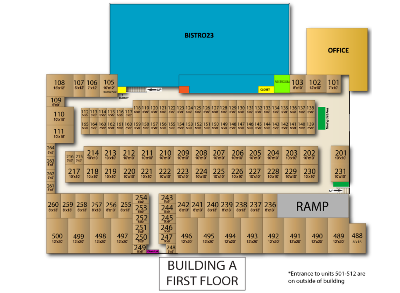 PDQ Self Storage - First Floor Building A | Portland, OR