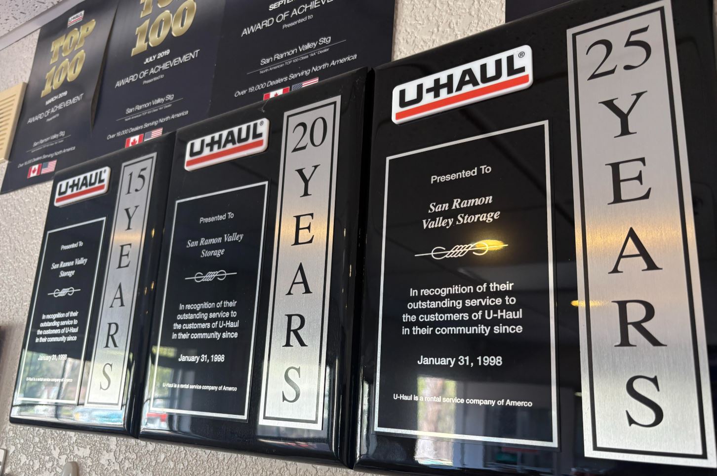U-Haul Awards in San Ramon, CA