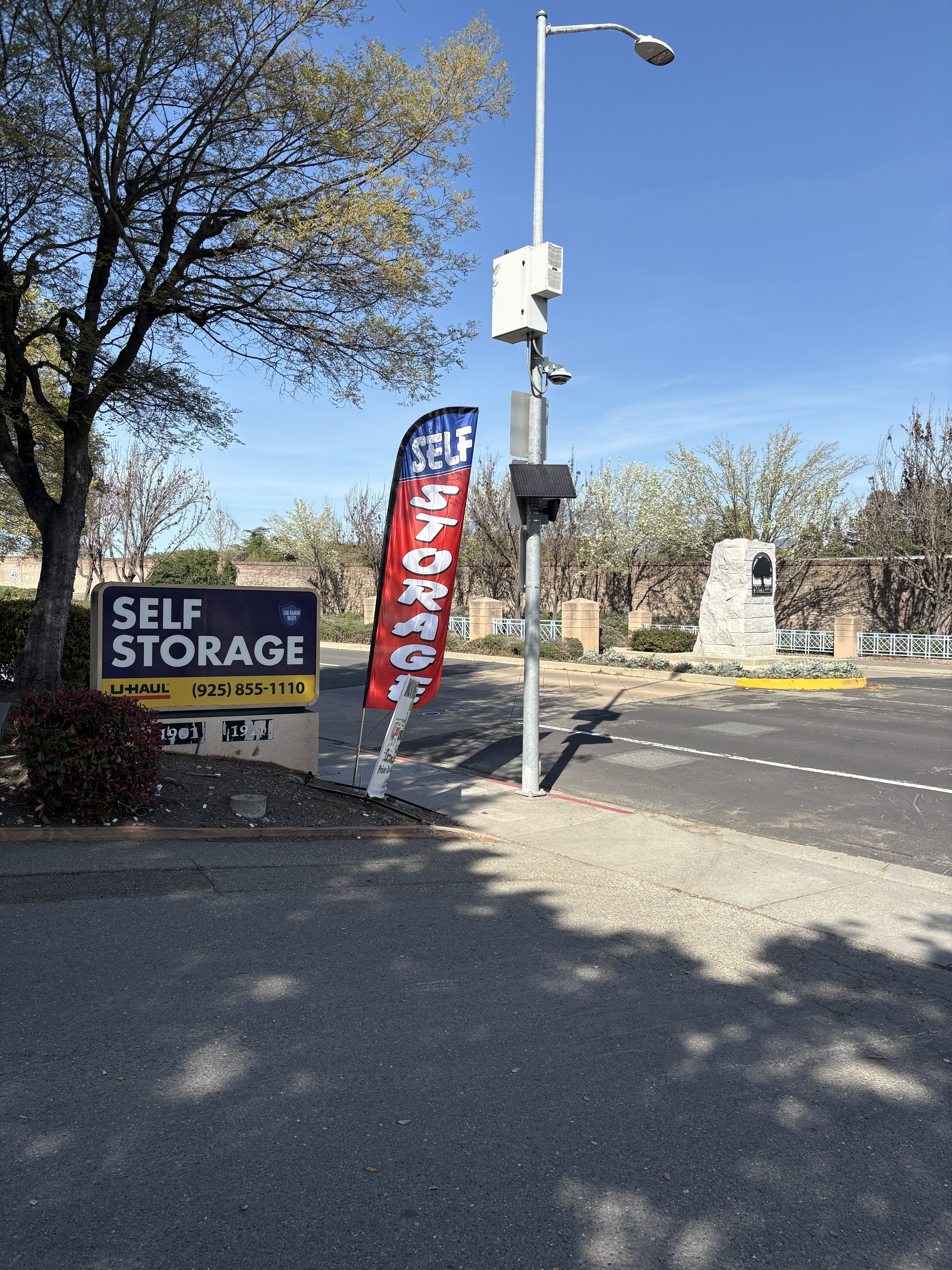 Well-Lit Storage Facility in San Ramon, CA