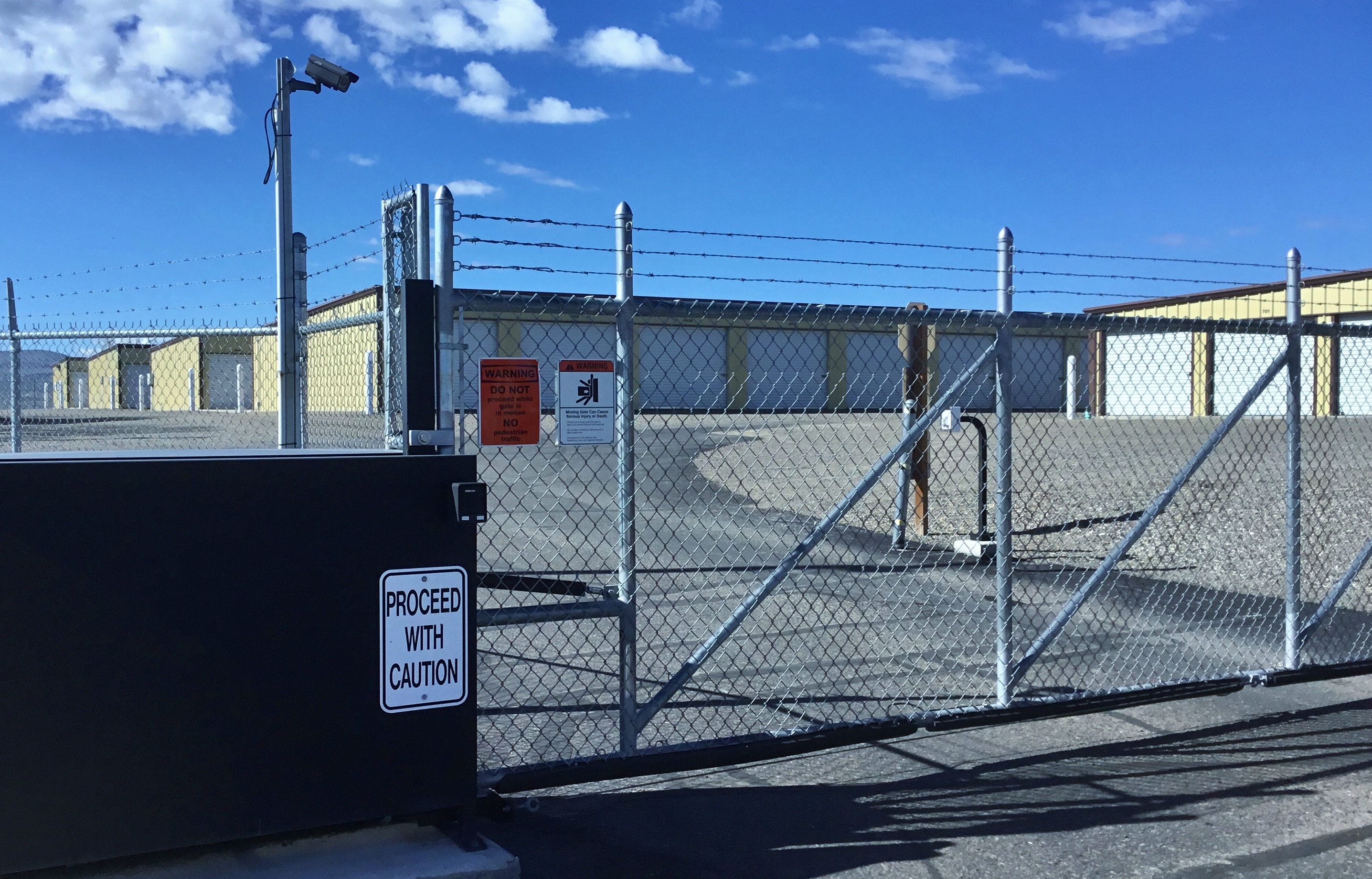 Fenced and Gated Secured Self Storage