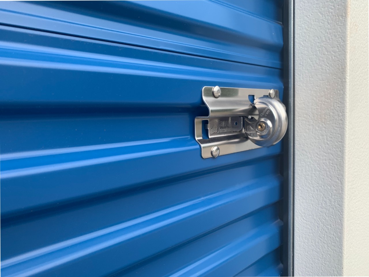 Blue Door Lock