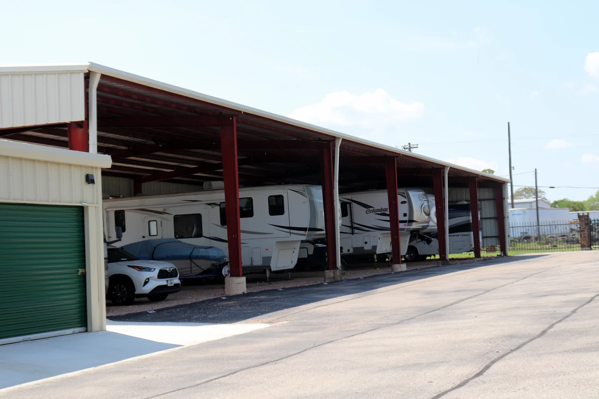 RV parking for Excalibur Self Storage at 3359 TX-29 East Burnet, TX 78611