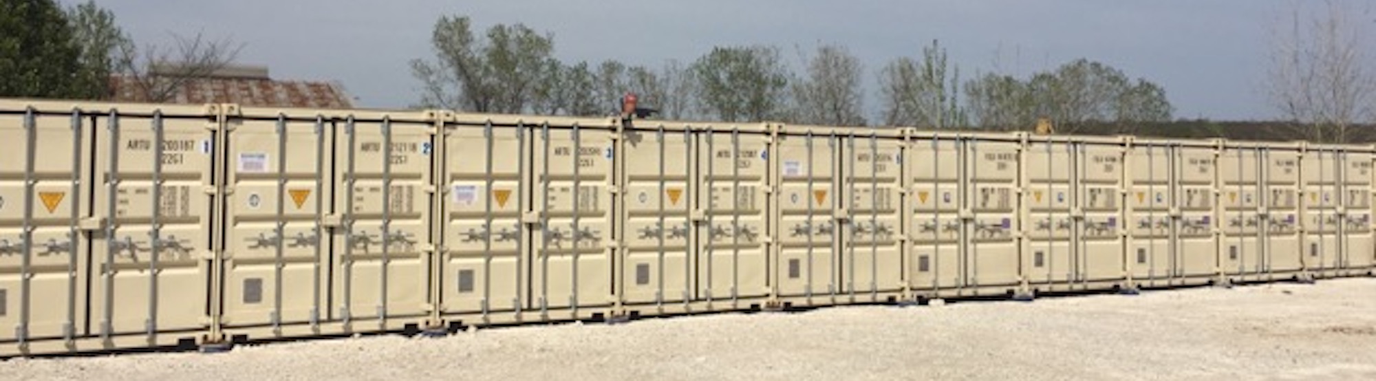 Container storage at We Store America Self Storage