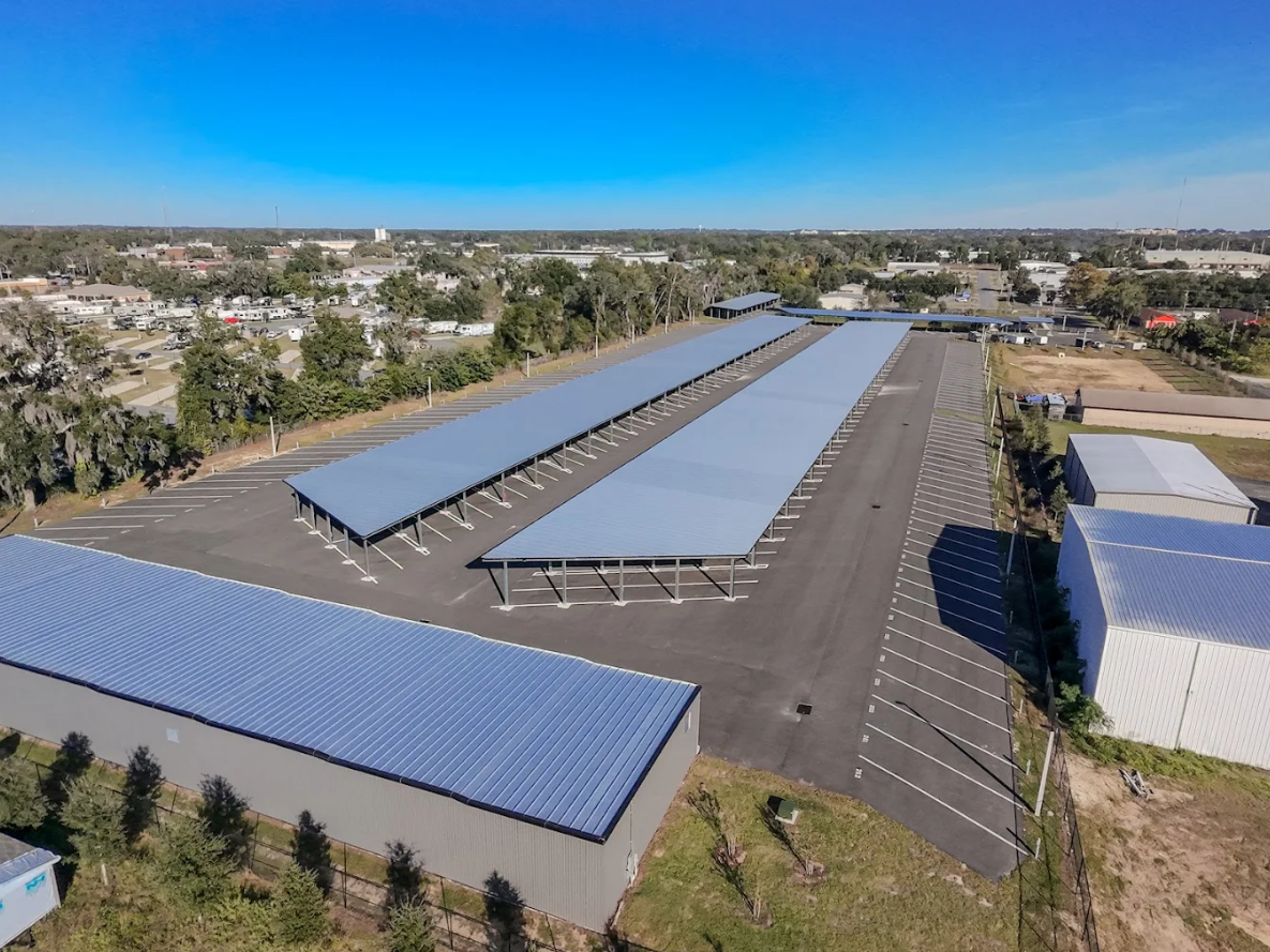 Covered RV, Boat, Trailer or Vehicle Parking Facility in Ocala, FL