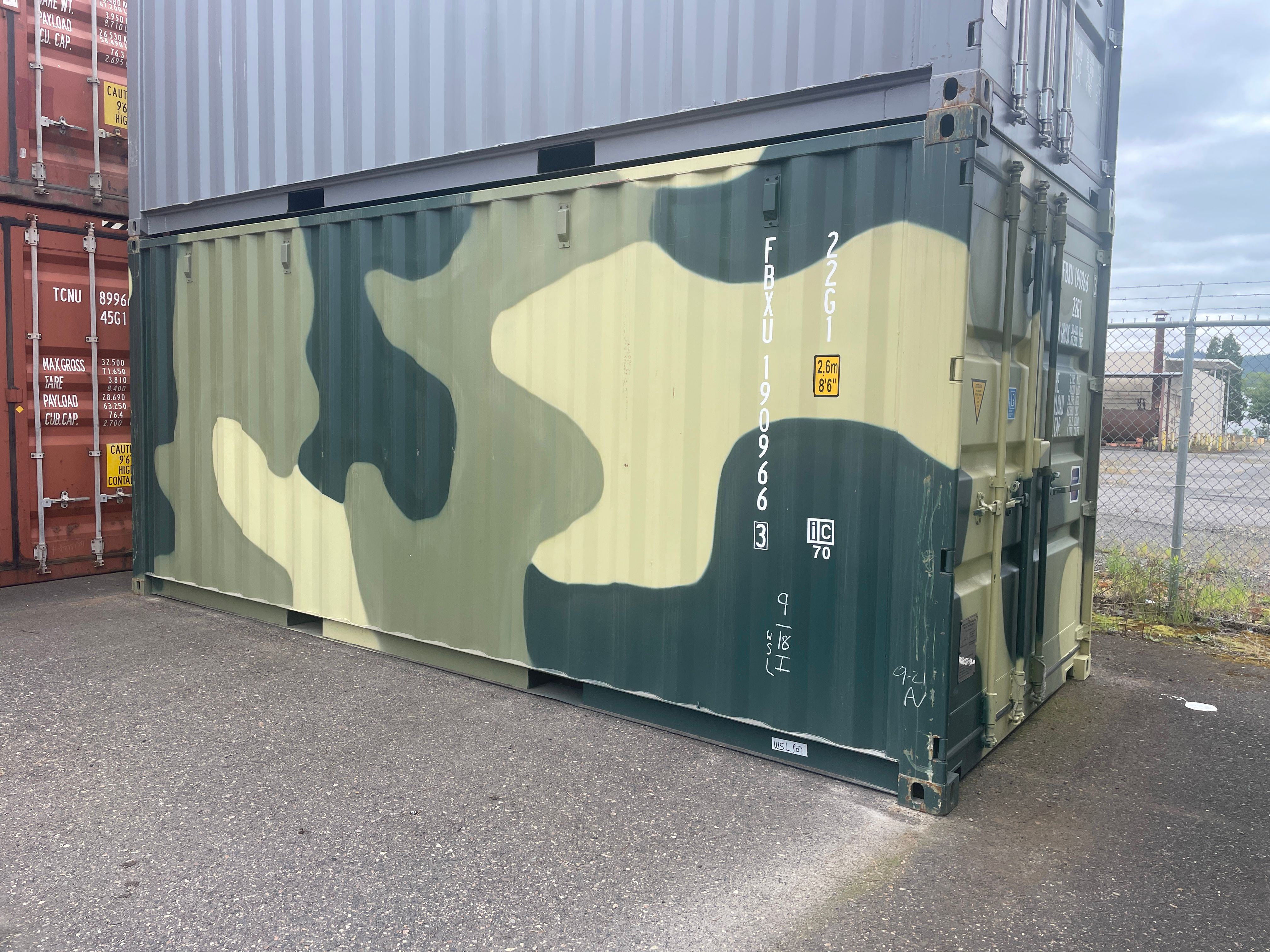 shipping container repainted