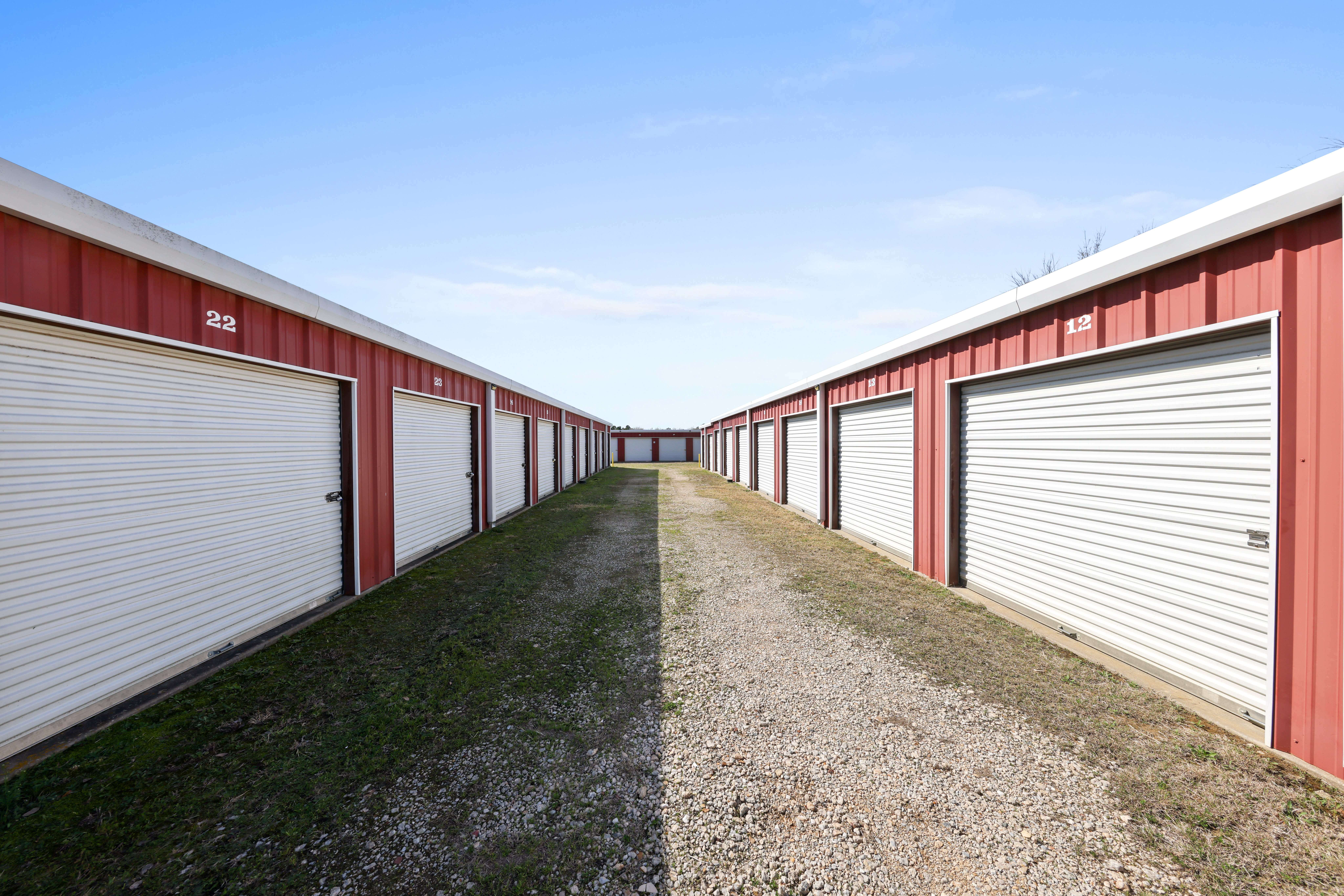 Exterior Drive-Up Storage Units