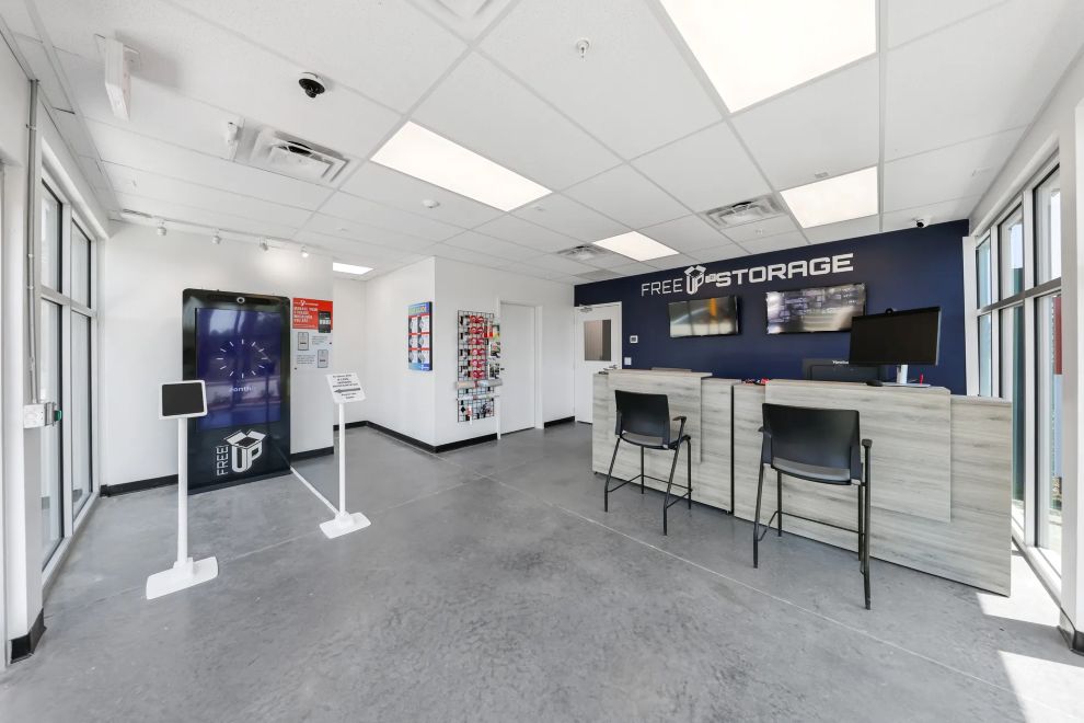 Rental office at FreeUp Storage Eustis