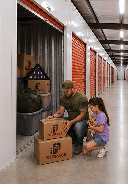 Storage units exterior
