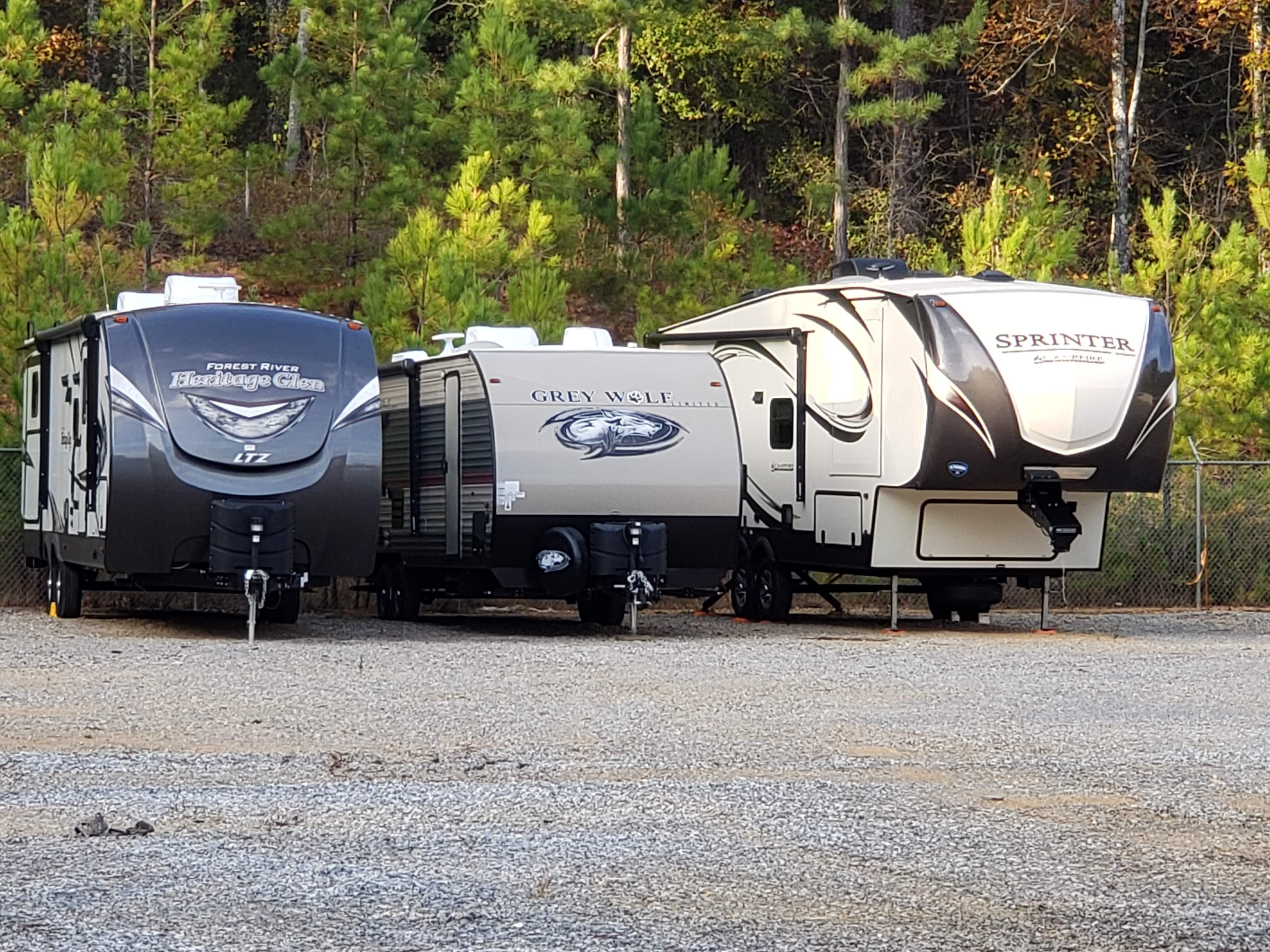Uncovered RV Parking