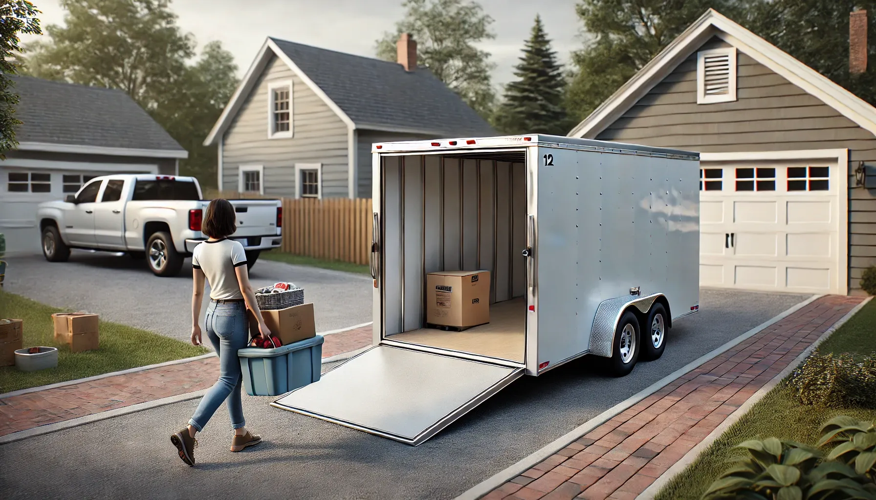 Jones River Storage moving trailer available – storage with moving support Kingston MA