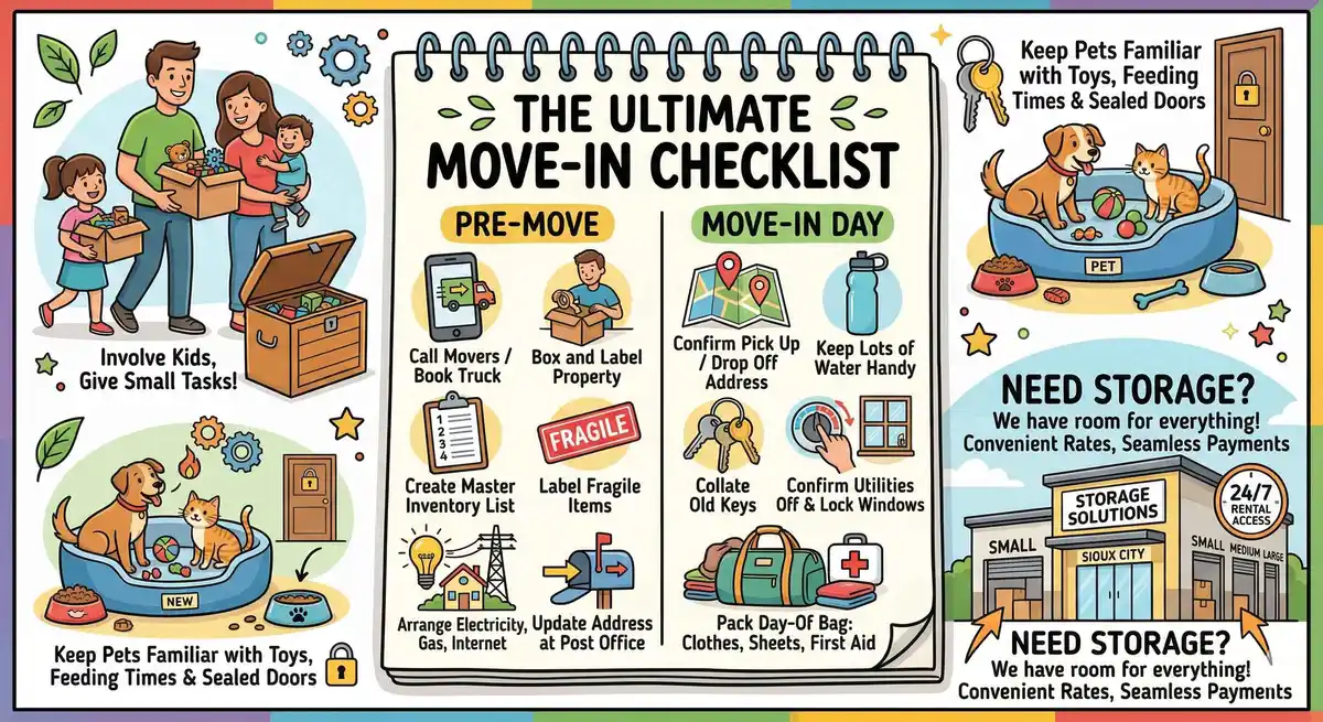 Moving day check list