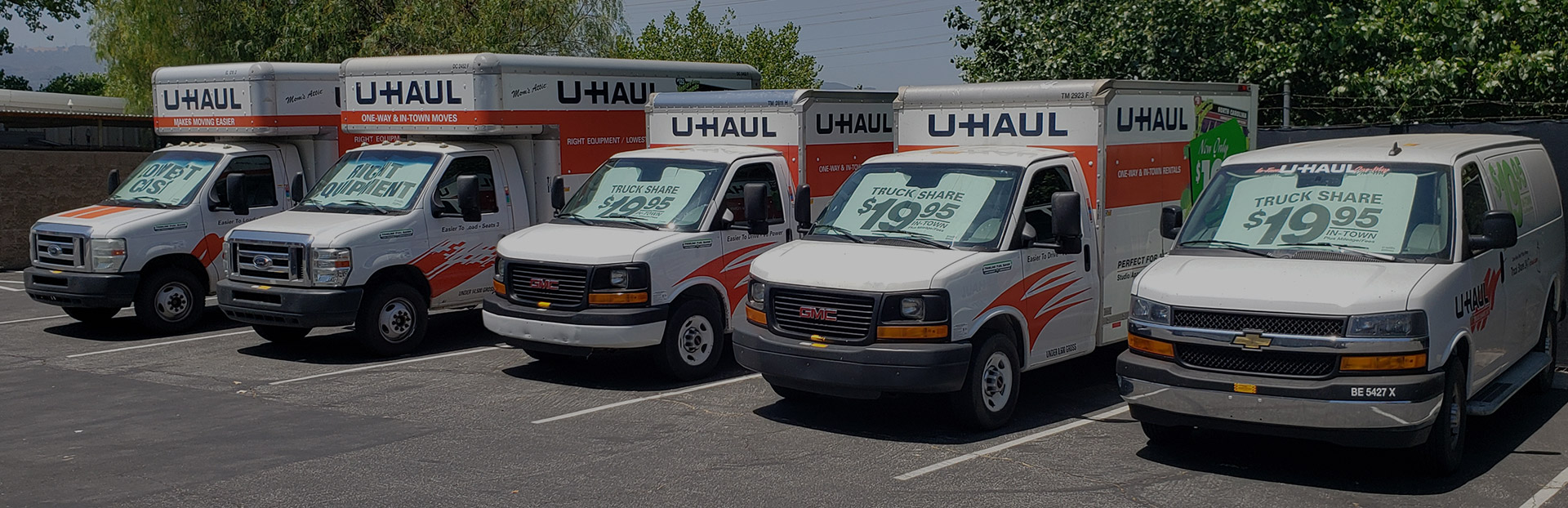 uhaul trucks and trailers for rental in southern ca