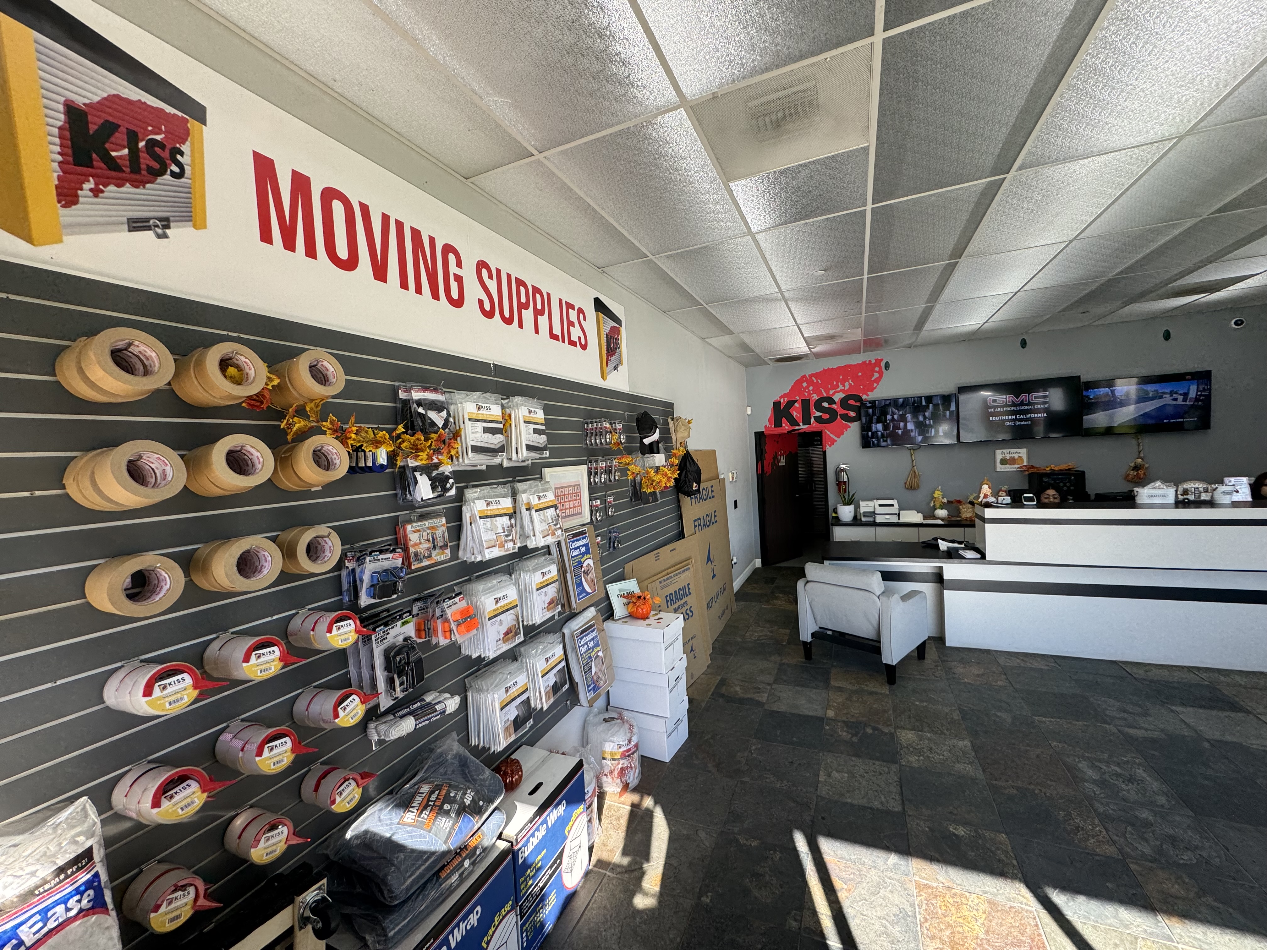 Moving supplies and boxes fall office SC