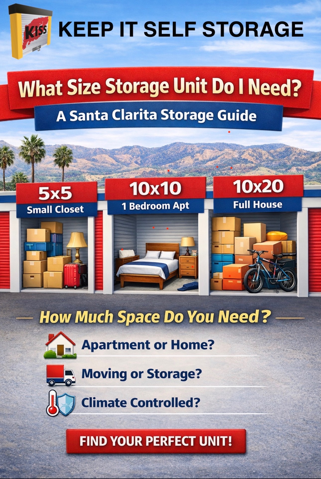 What Size Storage Unit Do I Need? What Size Storage Unit Do I Need?