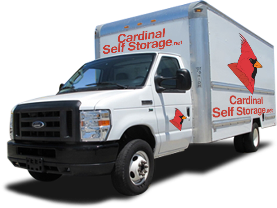 Cardinal Self Storage free move-in truck