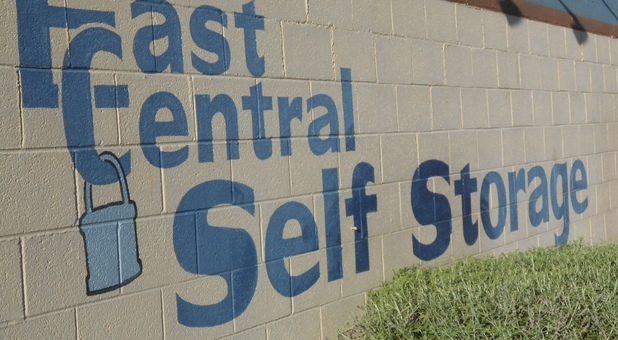 Side of the building at East Central Self Storage