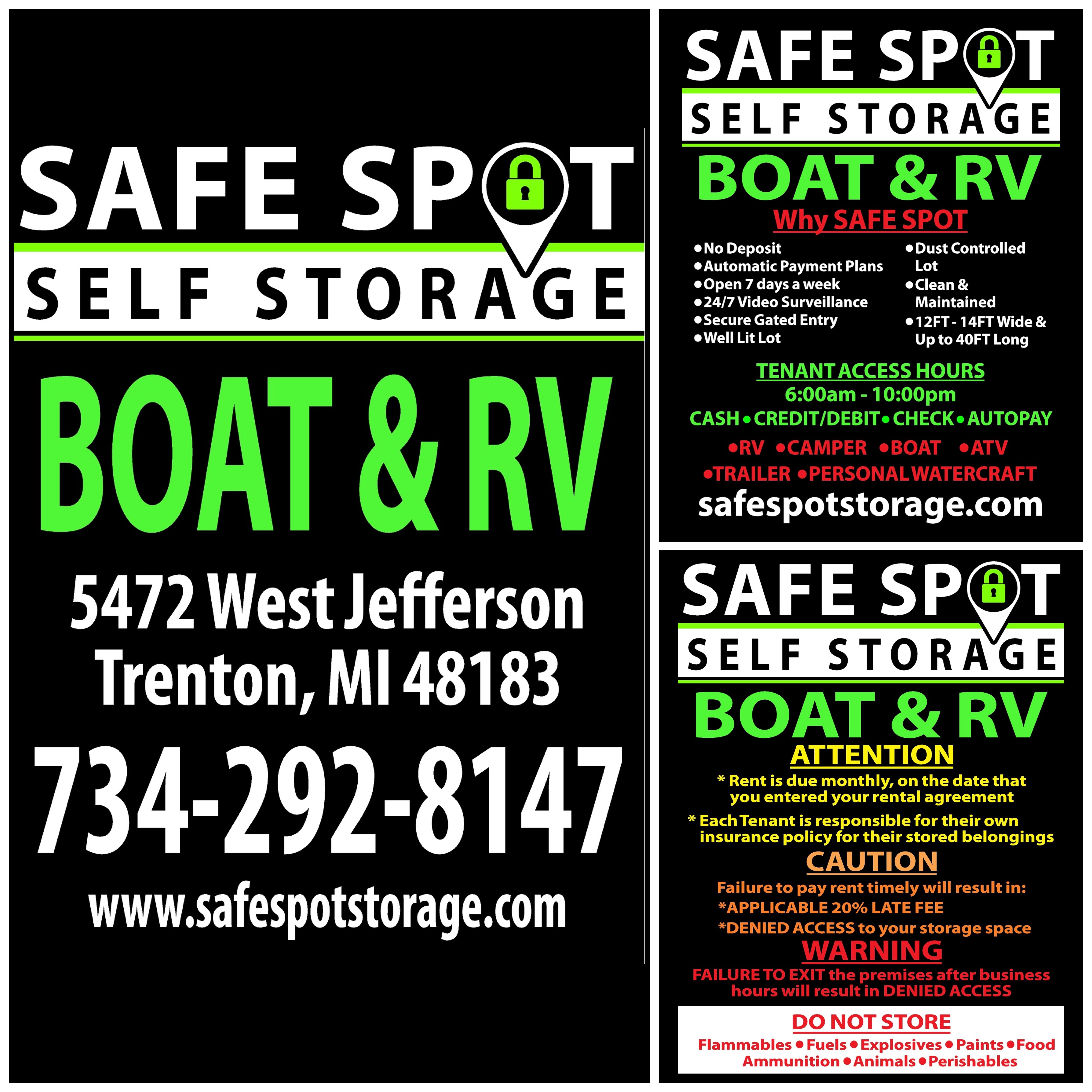 Boat & RV Storage!
