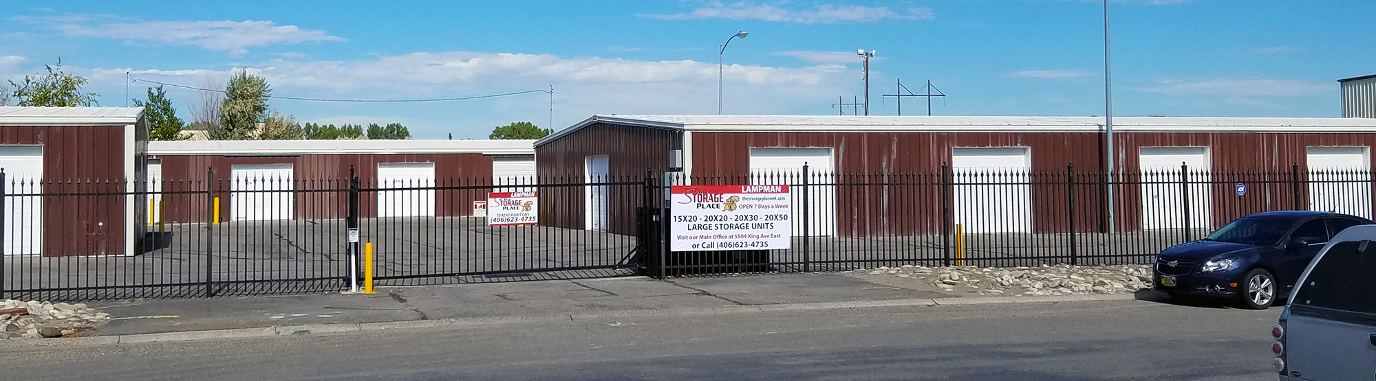 Fenced and Gated Self Storage in Montana