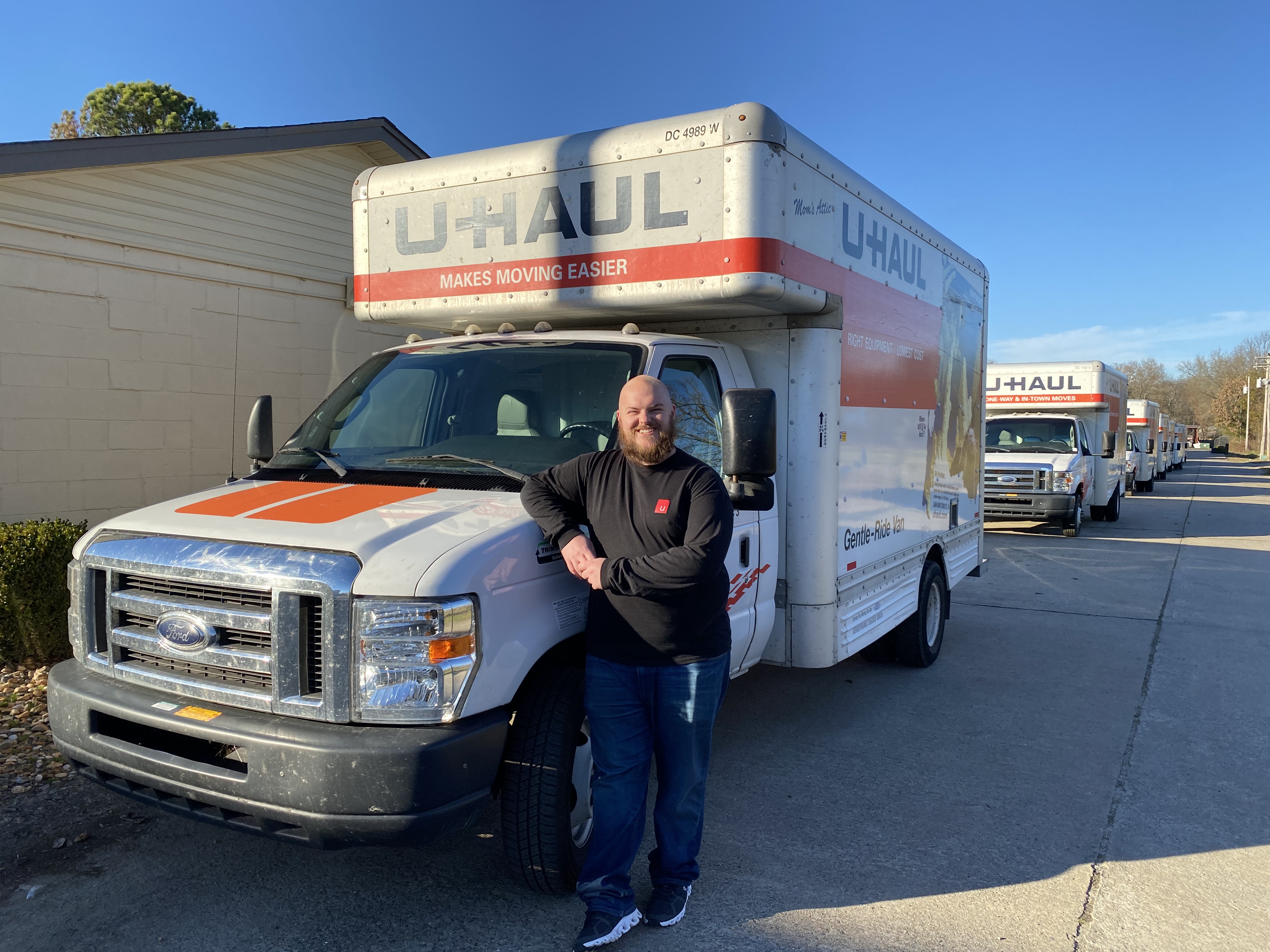 Manager with U haul