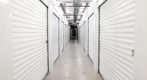 Indoor Self Storage Walkway at Tri-State Storage - West Pea Ridge