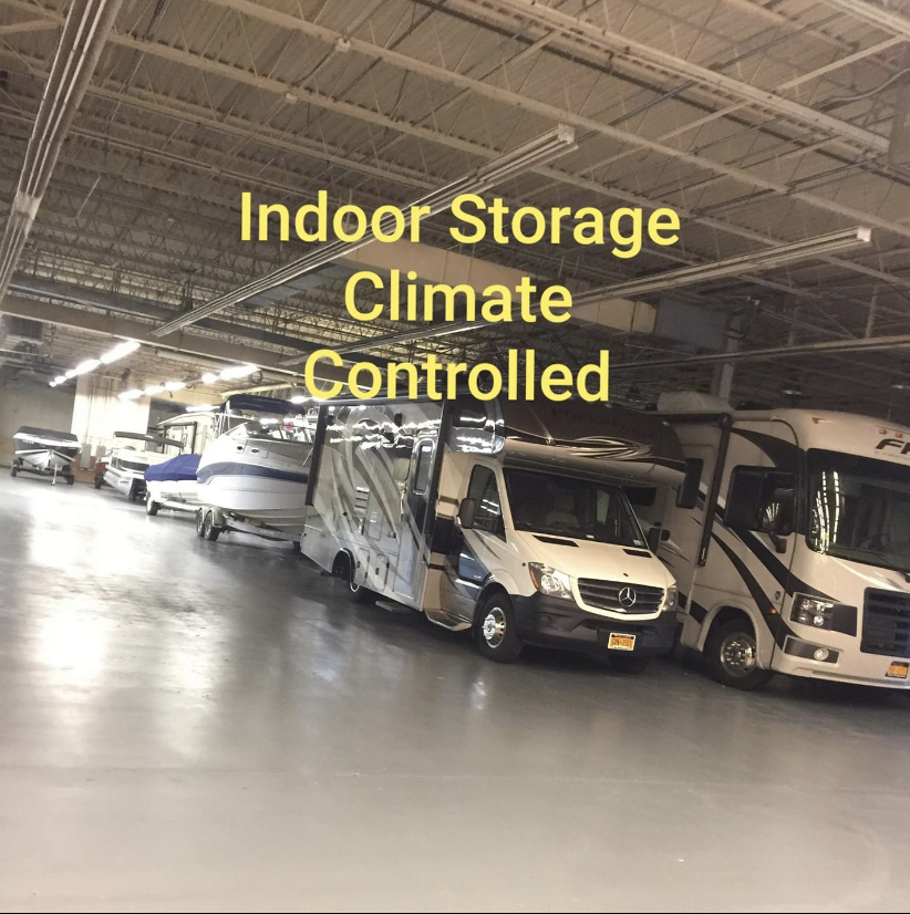 Heated indoor parking