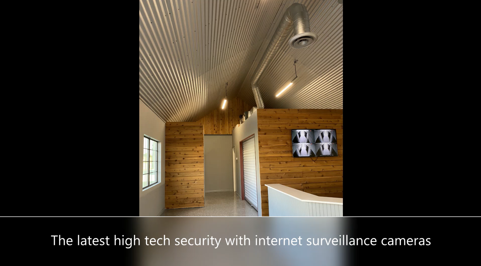 The latest high tech security with internet surveillance cameras