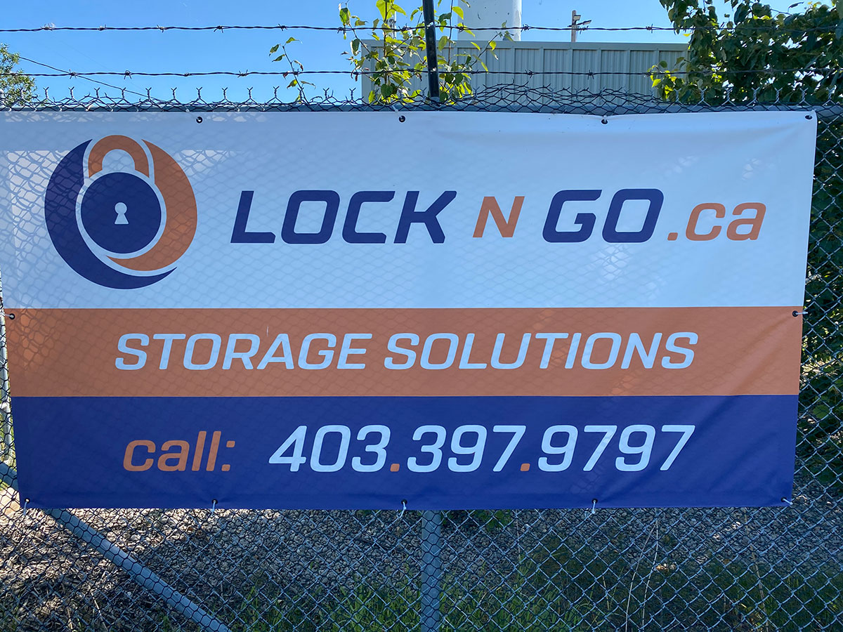 Lock N Go Banner in Calgary, AB Lock N Go Banner in Calgary, AB